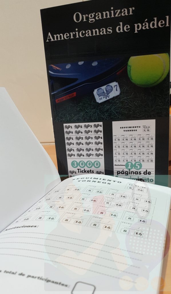 Libro organizar Americanas de pádel